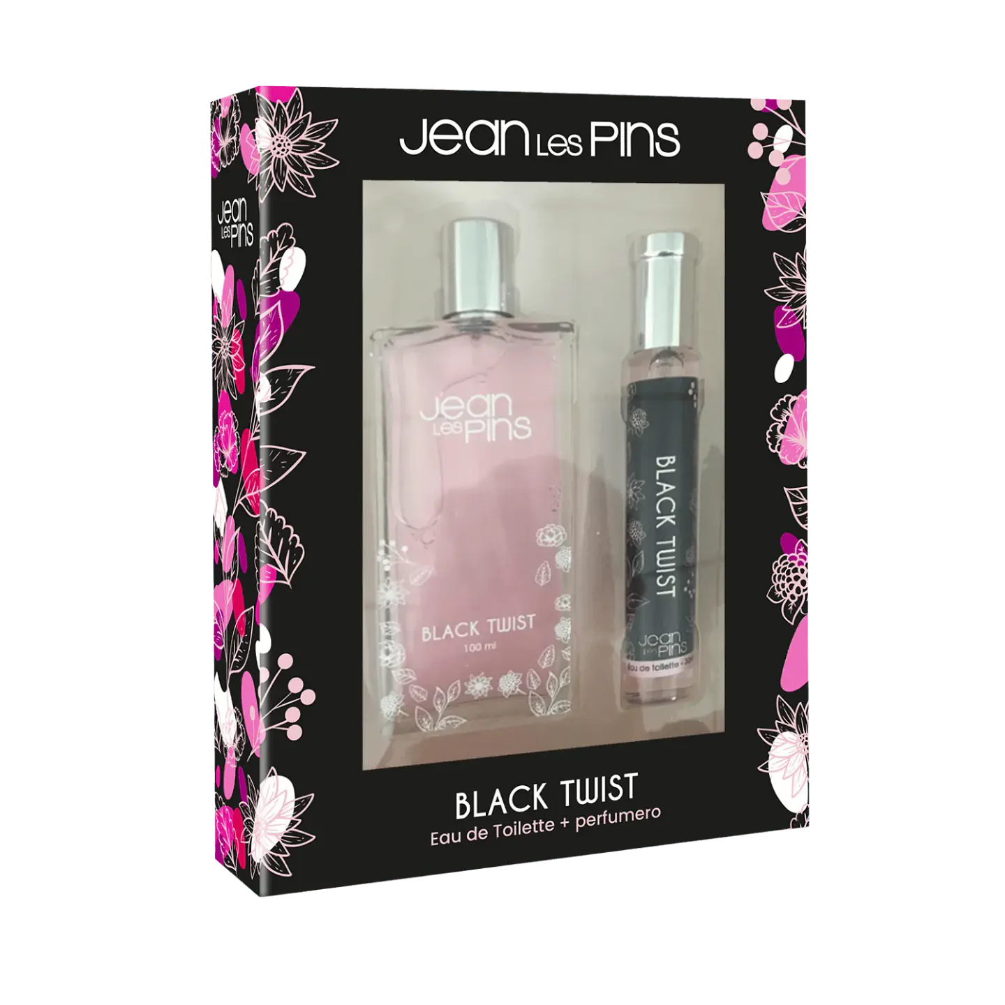 Set Fragancia Black Twist 100 ml + Miniatura EDT 30 ml JEAN LES PINS - PETRIZZIO 1