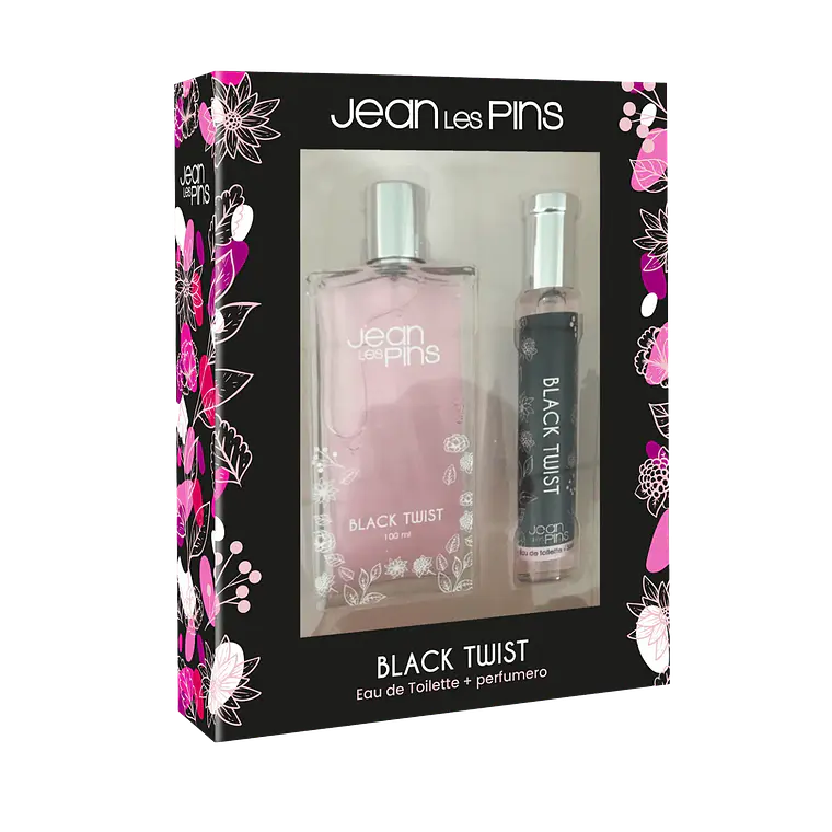 Set Fragancia Black Twist 100 ml + Miniatura EDT 30 ml JEAN LES PINS - PETRIZZIO 1