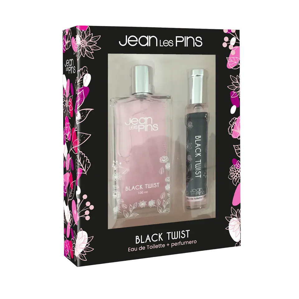 Set Fragancia Black Twist 100 ml + Miniatura EDT 30 ml JEAN LES PINS - PETRIZZIO 1
