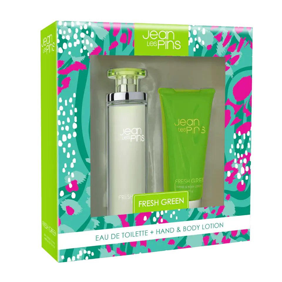 Set Fragancia Fresh Green 100 ml + Body Lotion 75 ml JEAN LES PINS - PETRIZZIO 1