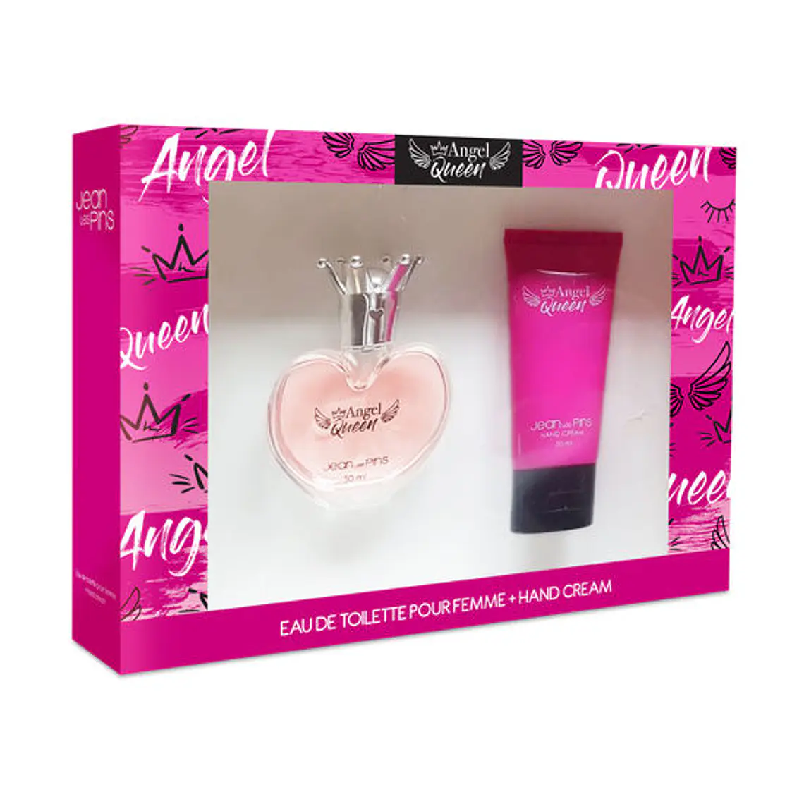 Estuche Fragancia Angel Queen + Crema de Manos JEAN LES PINS - PETRIZZIO 1
