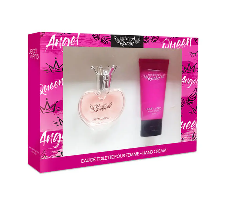 Estuche Fragancia Angel Queen + Crema de Manos JEAN LES PINS - PETRIZZIO 1
