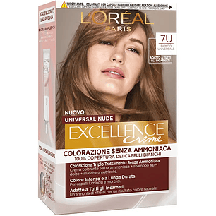 Tintura Excellence Nudes 7U Sin Amoníaco - LOREAL