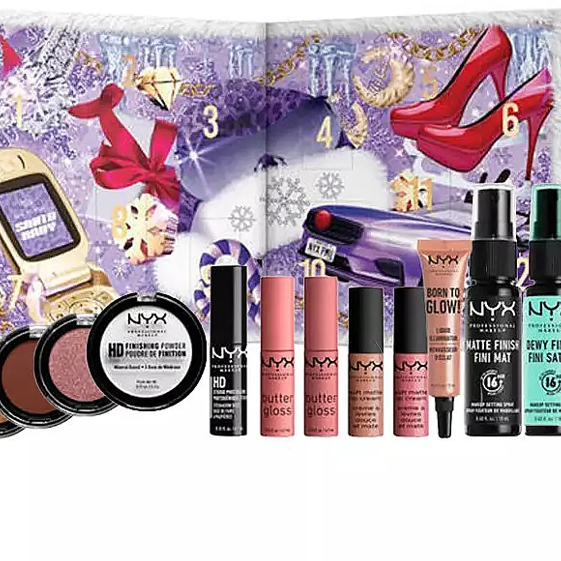 Calendario de Adviento 12 Días Mrs Claus - NYX 4