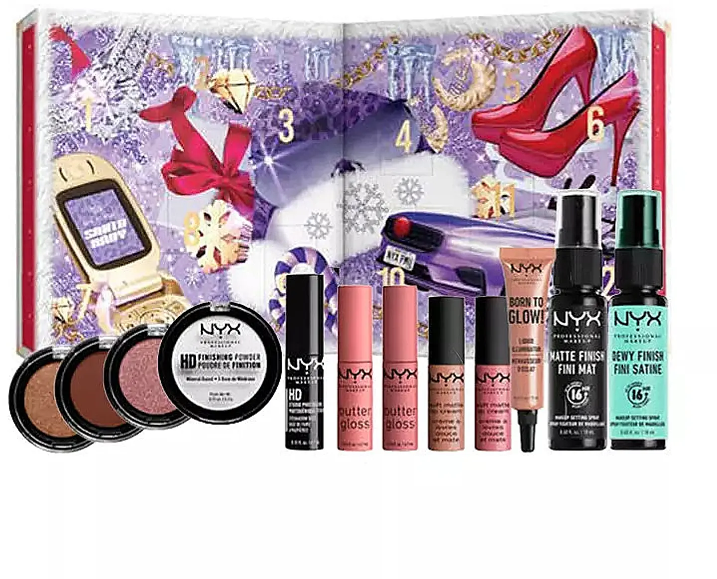 Calendario de Adviento 12 Días Mrs Claus - NYX 4