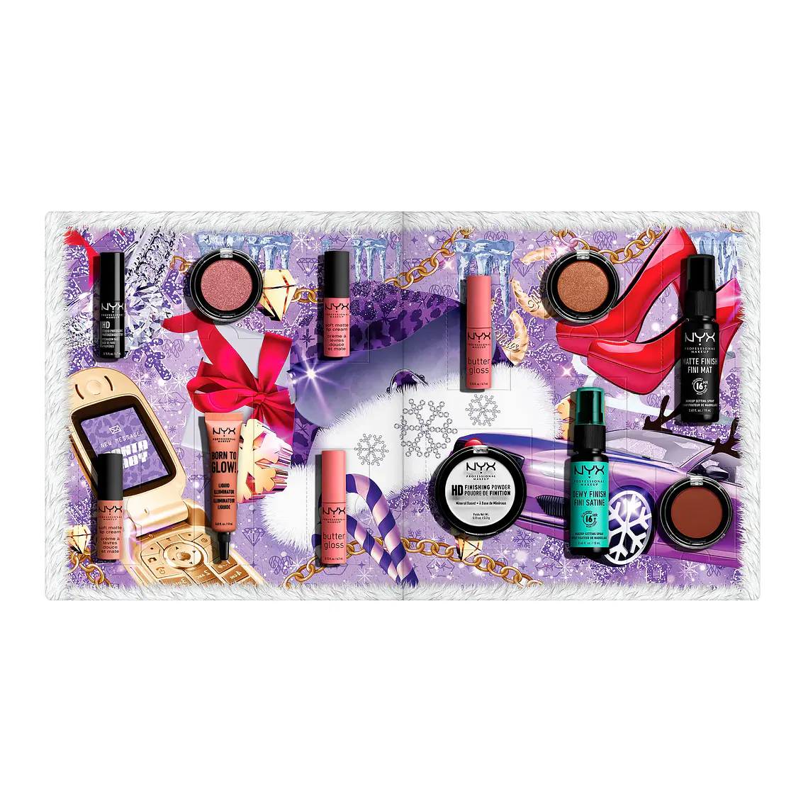 Calendario de Adviento 12 Días Mrs Claus - NYX 2