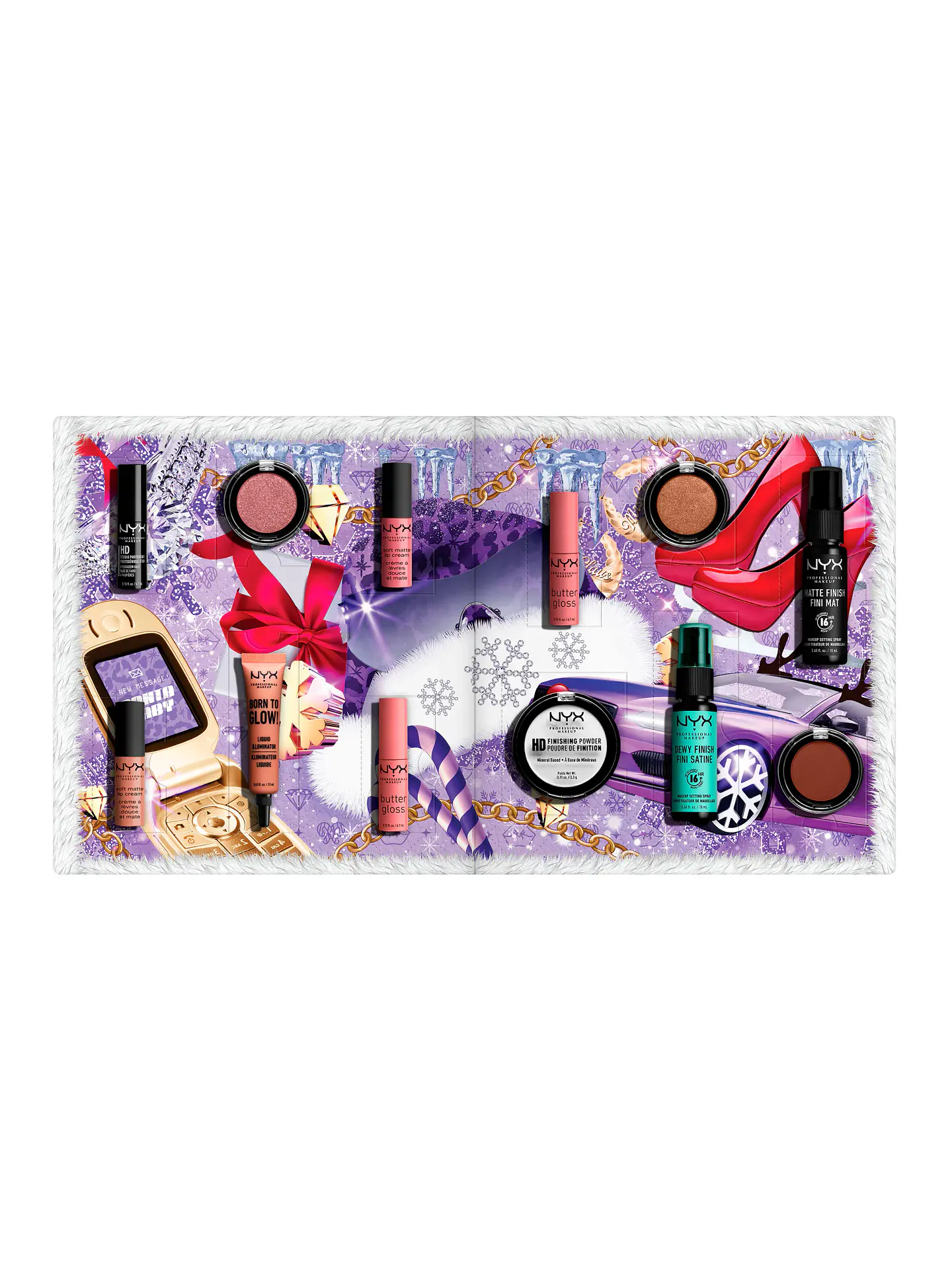 Calendario de Adviento 12 Días Mrs Claus - NYX 2