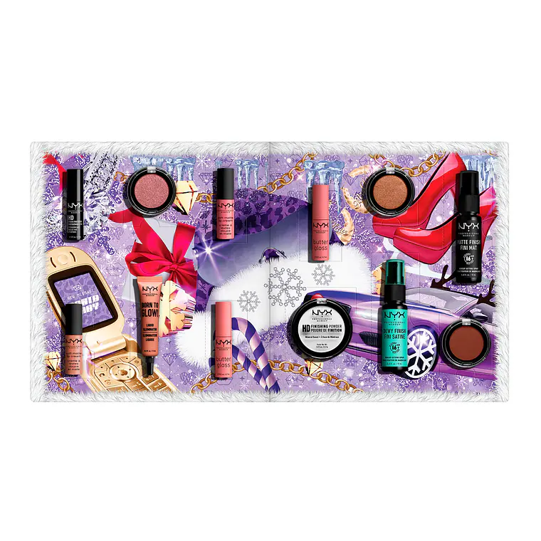 Calendario de Adviento 12 Días Mrs Claus - NYX 2