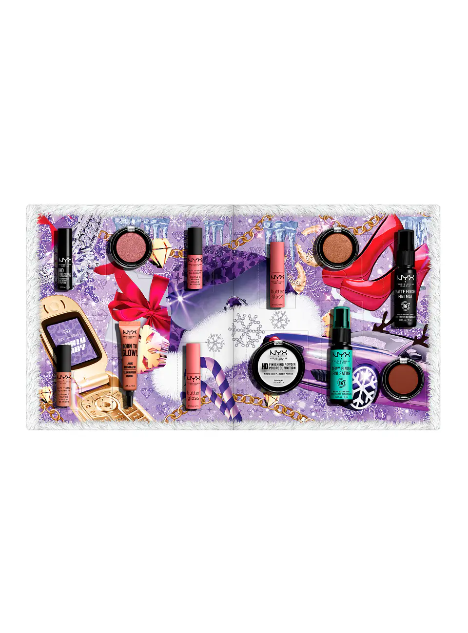 Calendario de Adviento 12 Días Mrs Claus - NYX 2