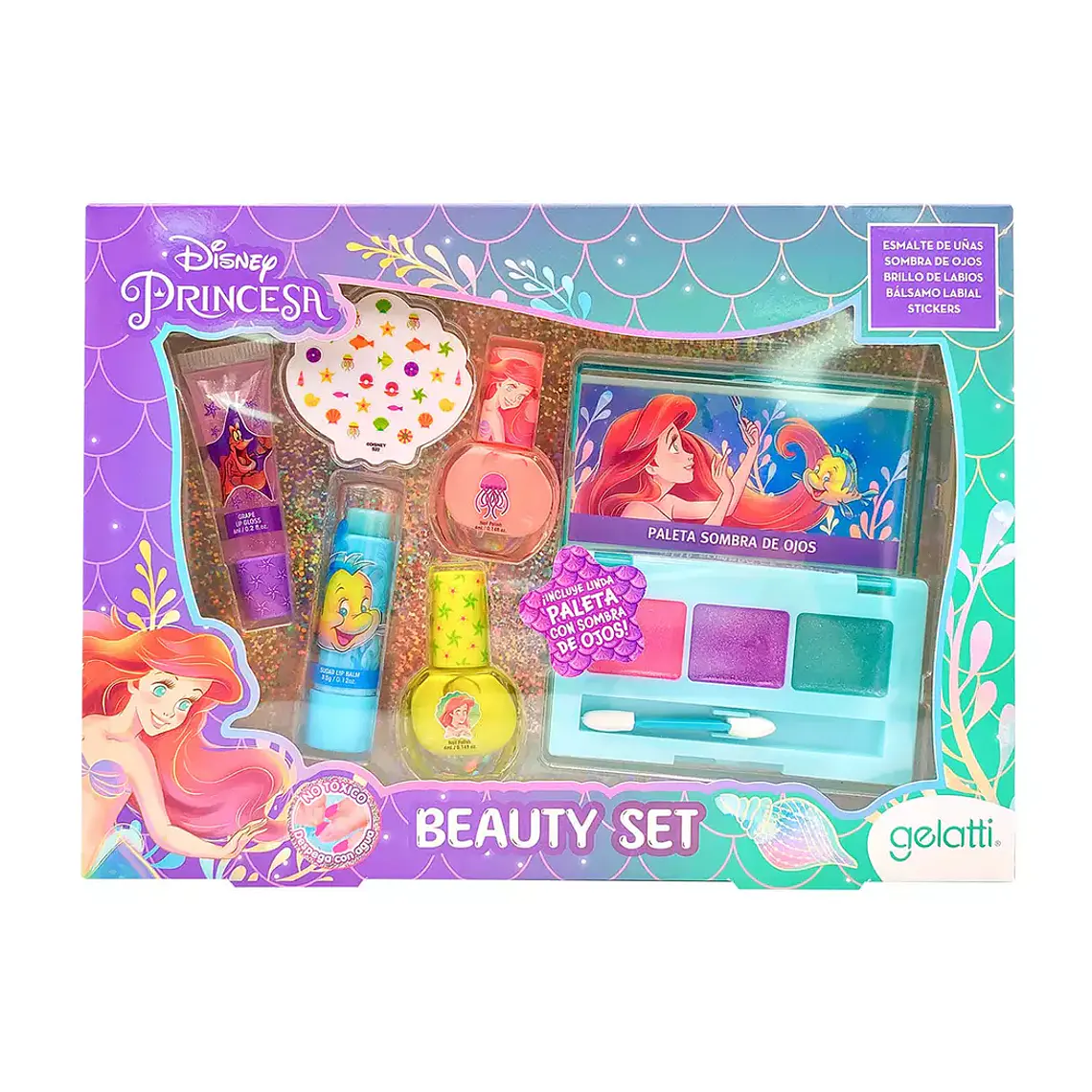 Set de Maquillaje Sirenita Navidad - GELATTI 1