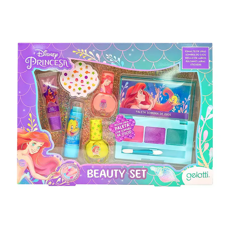 Set de Maquillaje Sirenita Navidad - GELATTI 1
