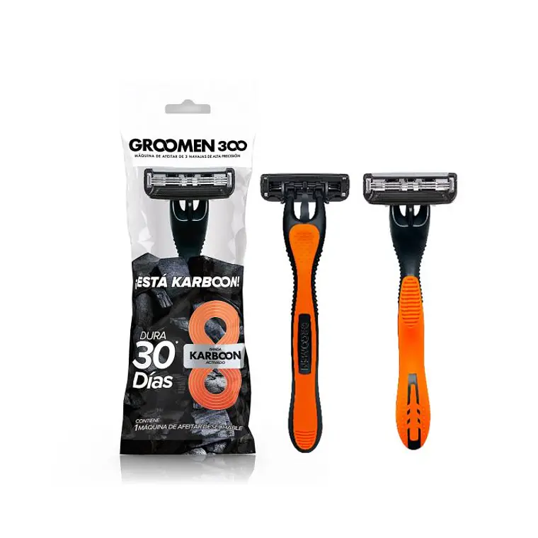 x12 Maquinas de Afeitar Desechables 300 - GROOMEN 2