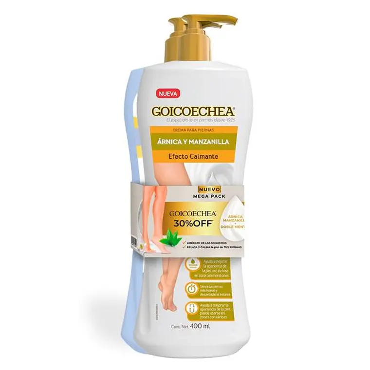 Pack Goicoechea Crema Doble Mentol + Arnica Y Manzanilla 400Ml - GOICOECHEA 2
