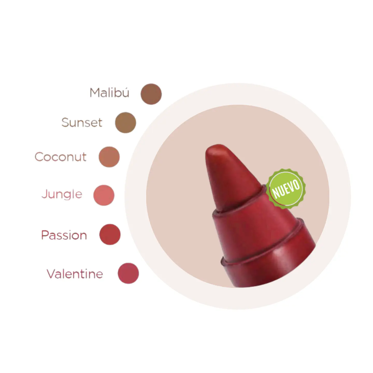 Lápiz Labial Cremoso Passion  - DOLCE BELLA 2
