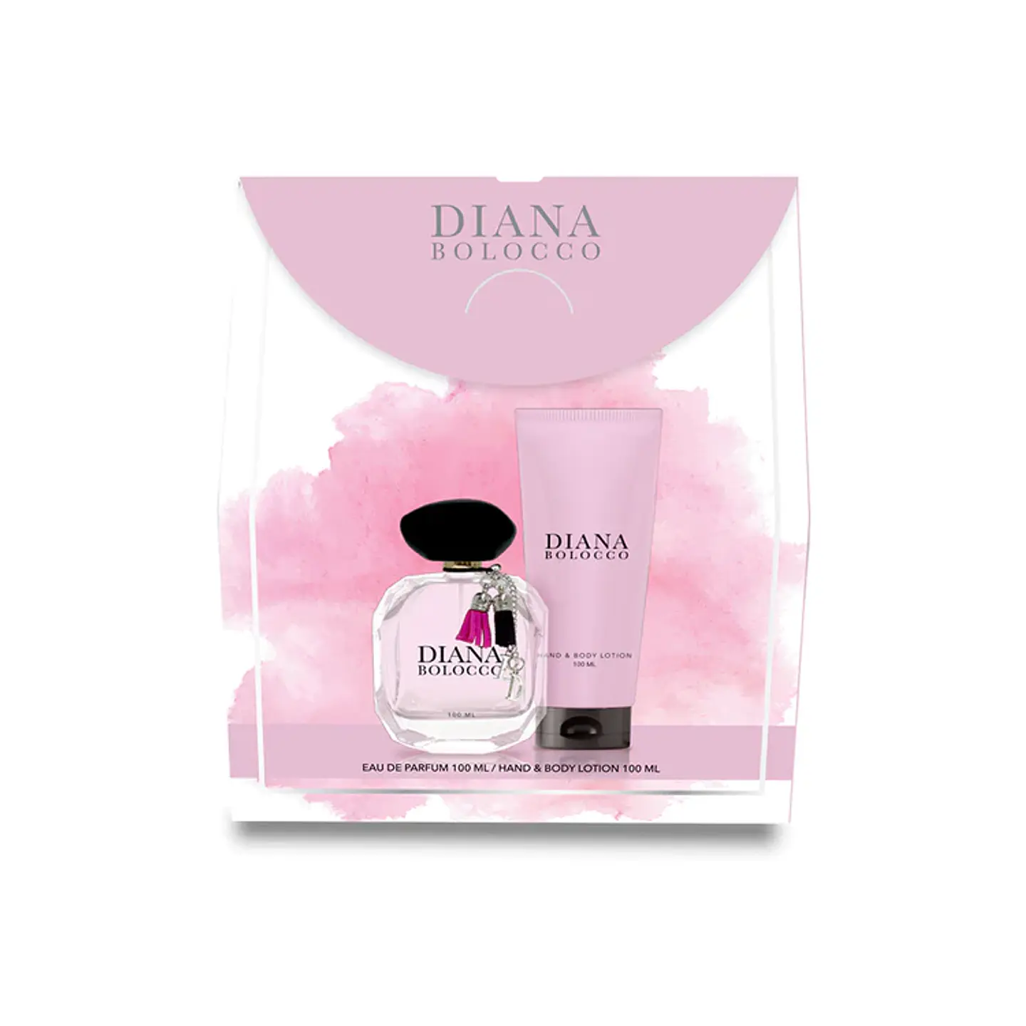 Set Perfume Diana Bolocco EDP 100 ml + Hand Body Lotion  3