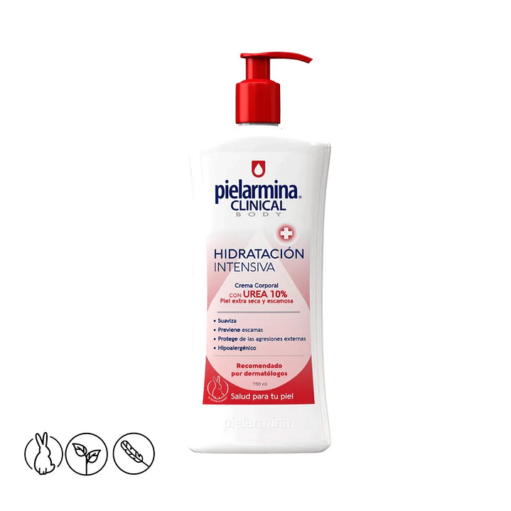 Crema Corporal Con Urea Al 10% 750 ml - PIELARMINA CLINICAL 1