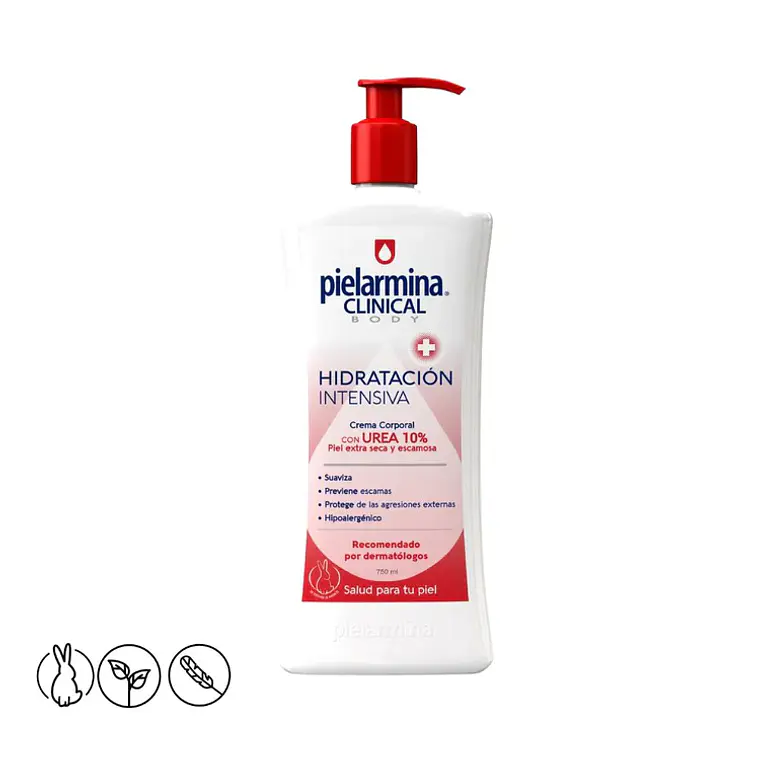 Crema Corporal Con Urea Al 10% 750 ml - PIELARMINA CLINICAL 1