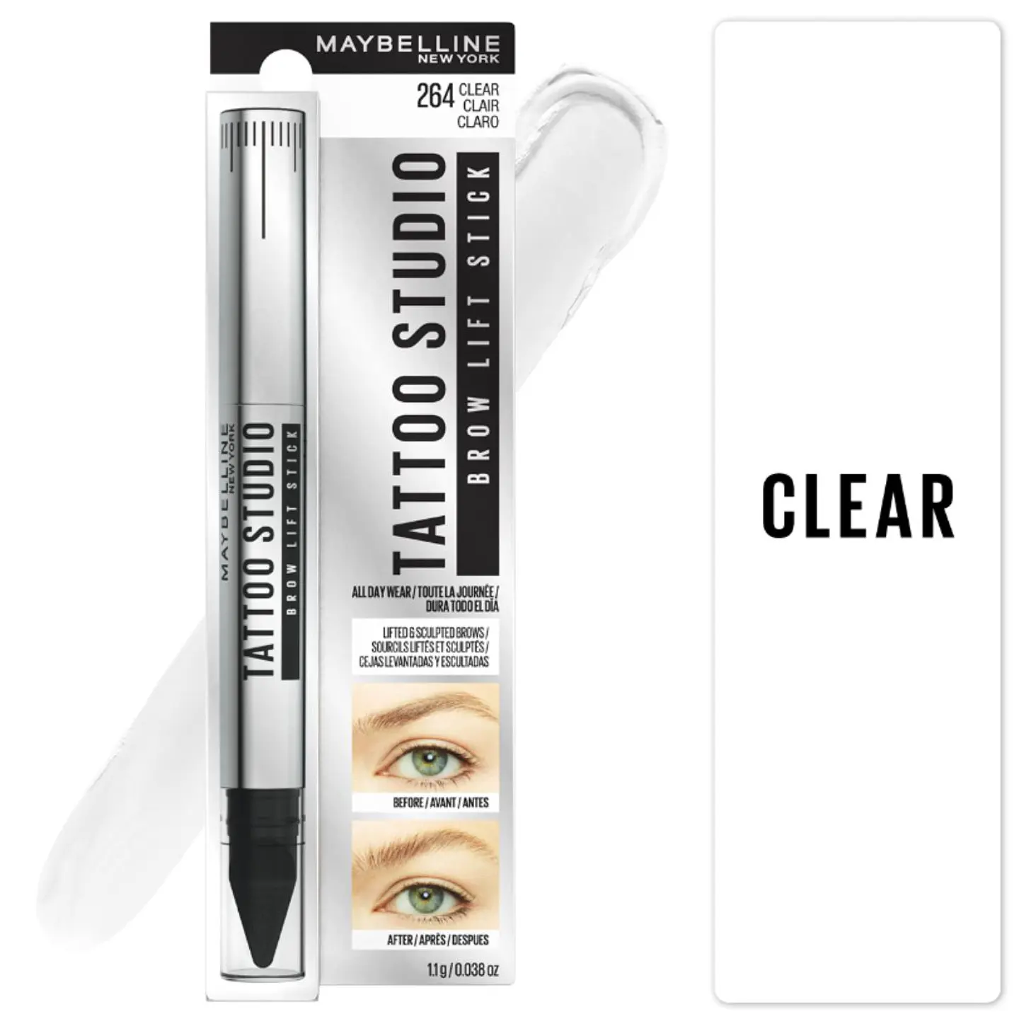 Esculpidor De Cejas TattooStudio Brow Lift Clear - MAYBELLINE 1