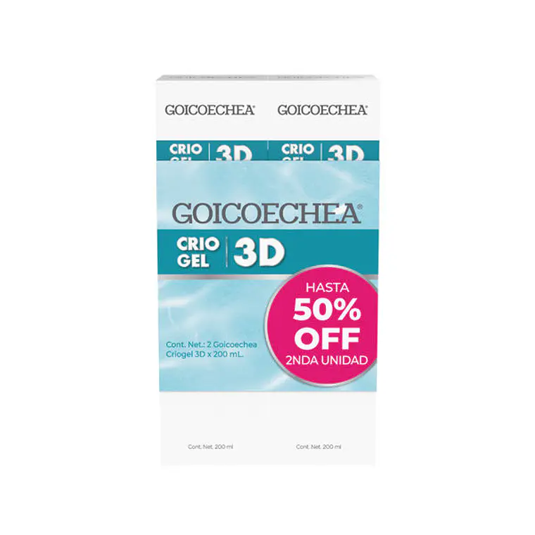 Pack cremas Criogel 3D - GOICOECHEA 1