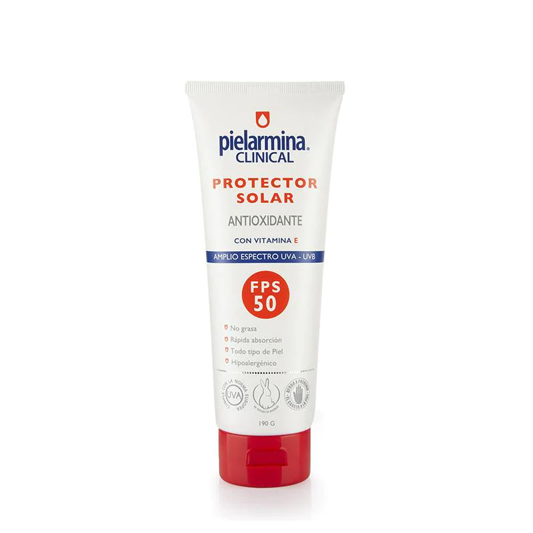 Protector Solar PIELARMINA CLINICAL Adulto Fps 50 Con Vitamina E  190 g - PETRIZZIO 1