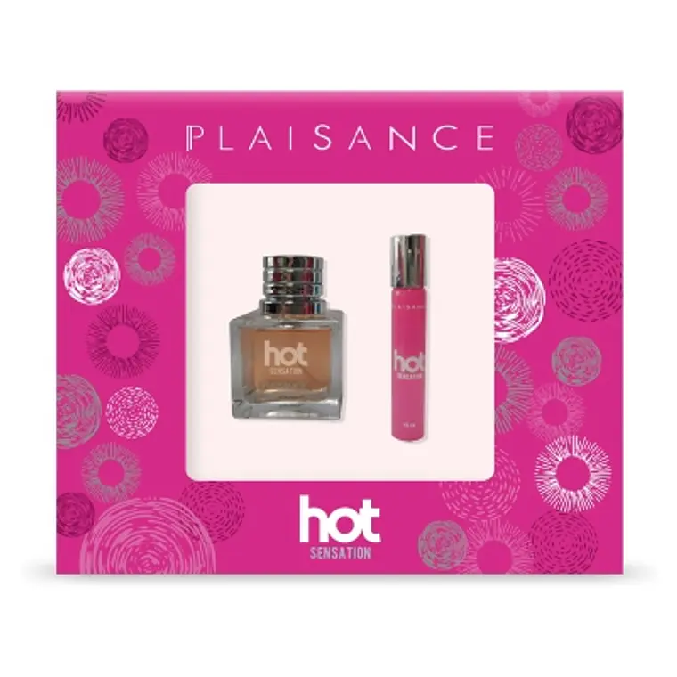 Set Perfume Hot Sensation EDP 50 ml + Roll On 10 ml - PLAISANCE 1