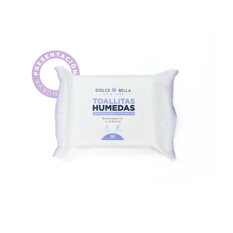 Toallitas humedas desmaquillantes e hidratantes - DOLCE BELLA 1