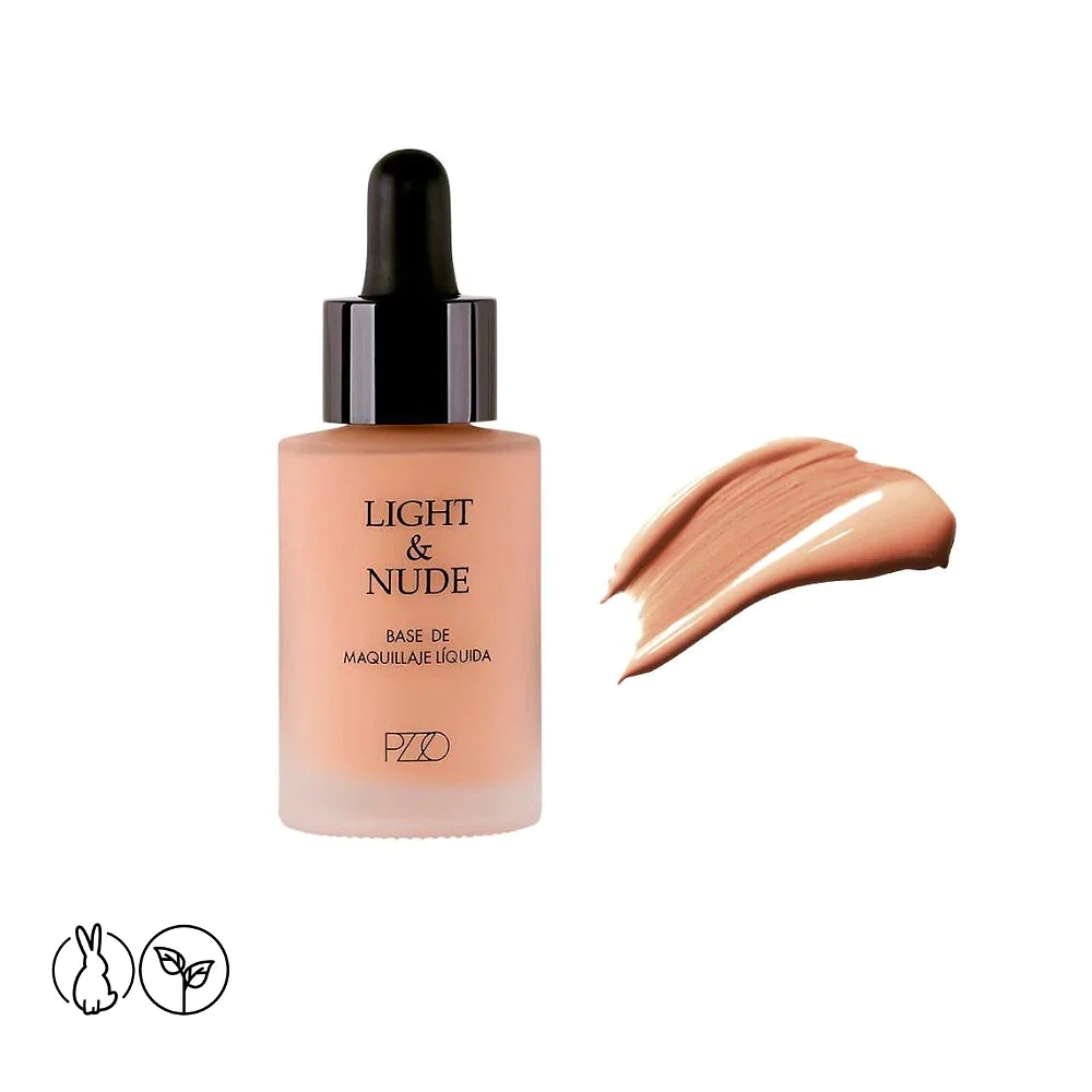 Base líquida Light & Nude 27 ml - PETRIZZIO