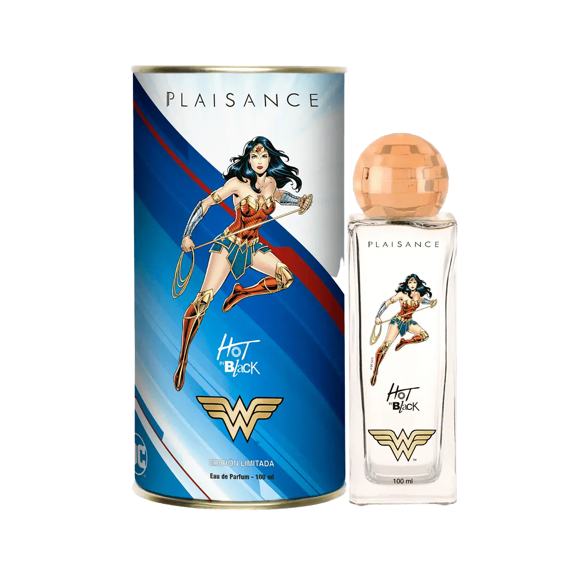 Perfume PLAISANCE mujer Hot in Black Wonder Woman EDP 100 ml - PETRIZZIO 1