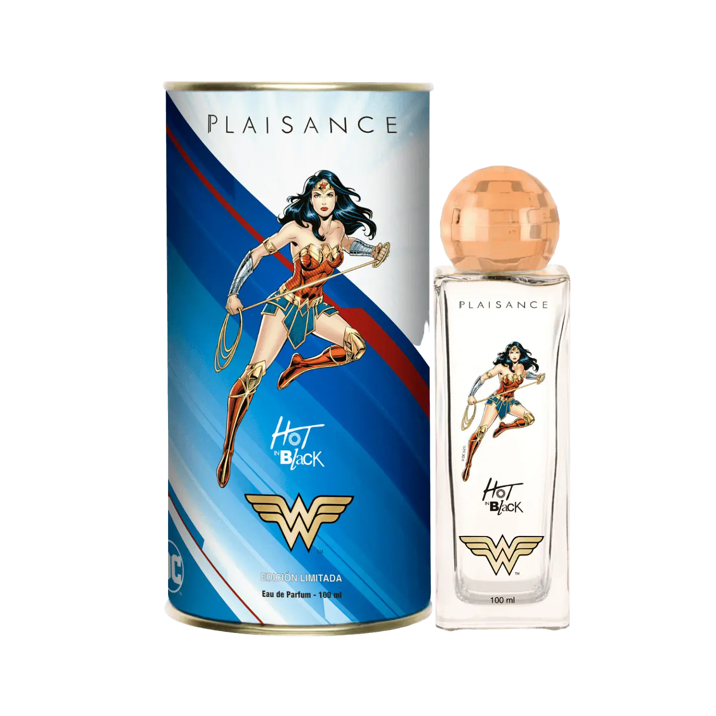 Perfume PLAISANCE mujer Hot in Black Wonder Woman EDP 100 ml - PETRIZZIO 1