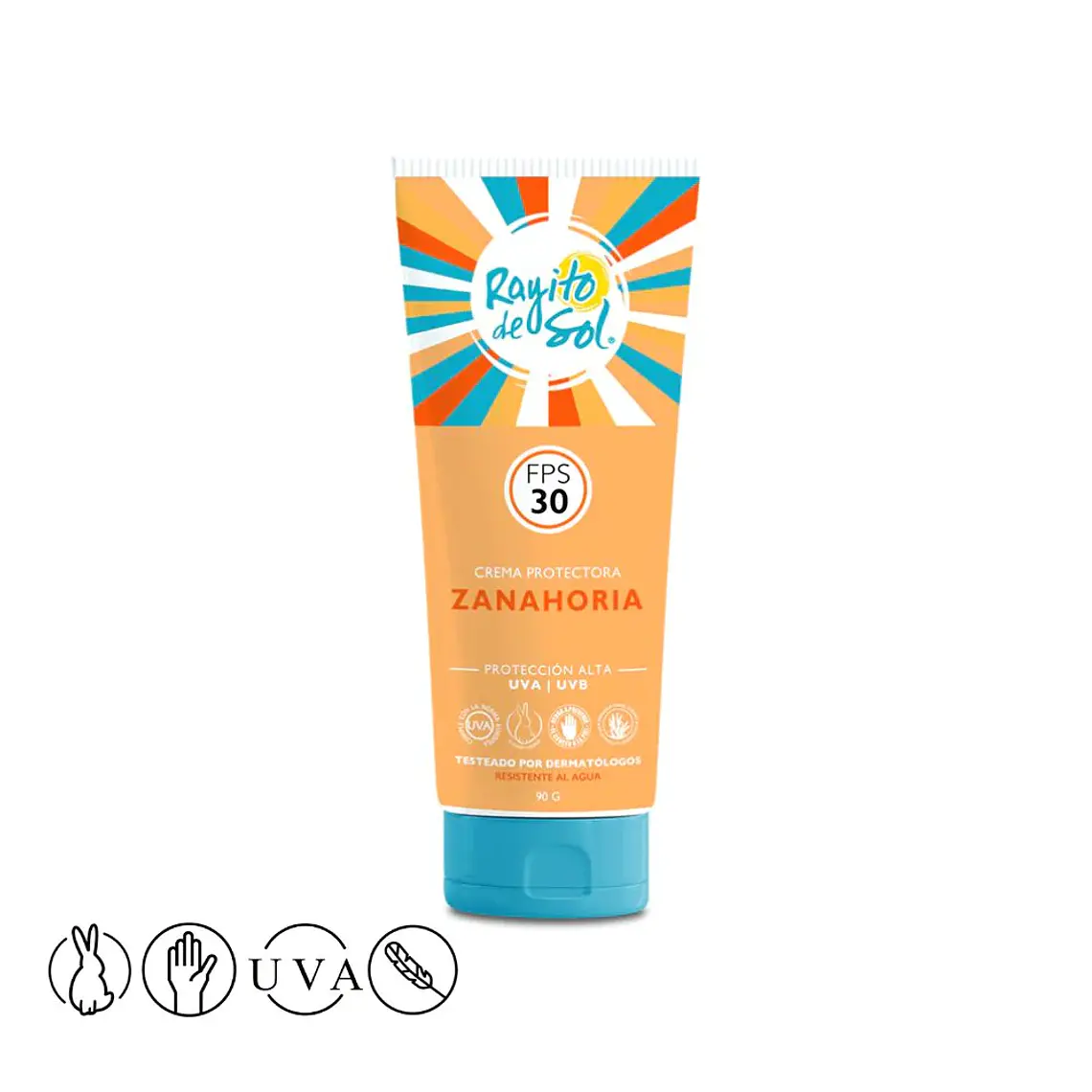 Crema Protectora RAYITO DE SOL  Fps 30 Zanahoria 90g - PETRIZZIO 1