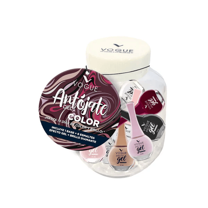 Set de Esmaltes Bom Mermeladera Efecto Gel + Spa - VOGUE 1
