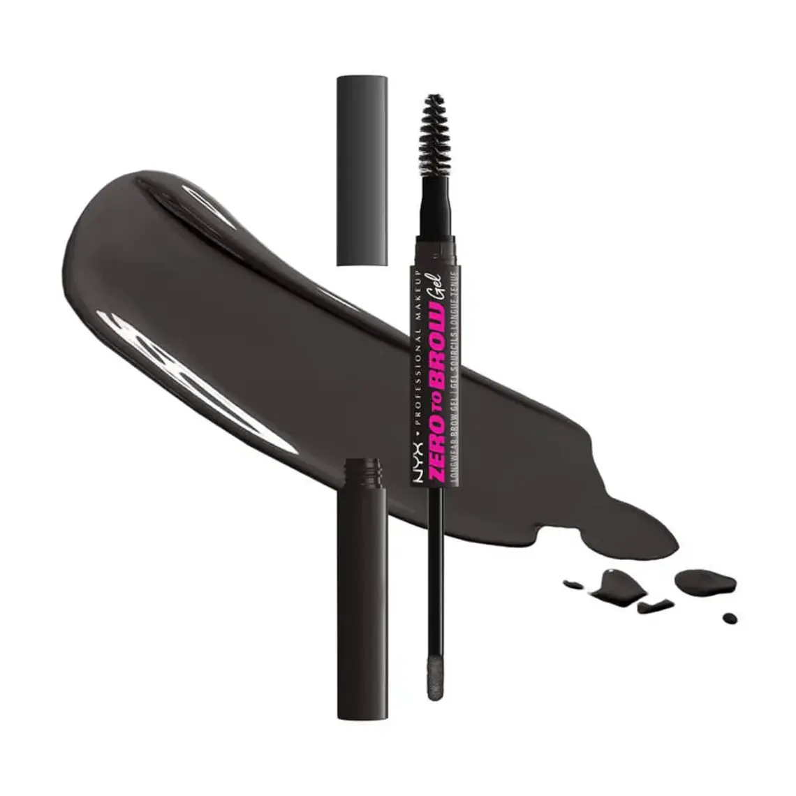 Delineador de cejas zero to brow longwear gel - NYX 1
