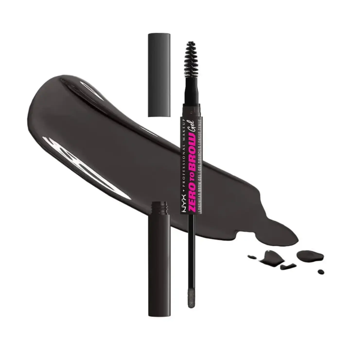 Delineador de cejas zero to brow longwear gel - NYX 1
