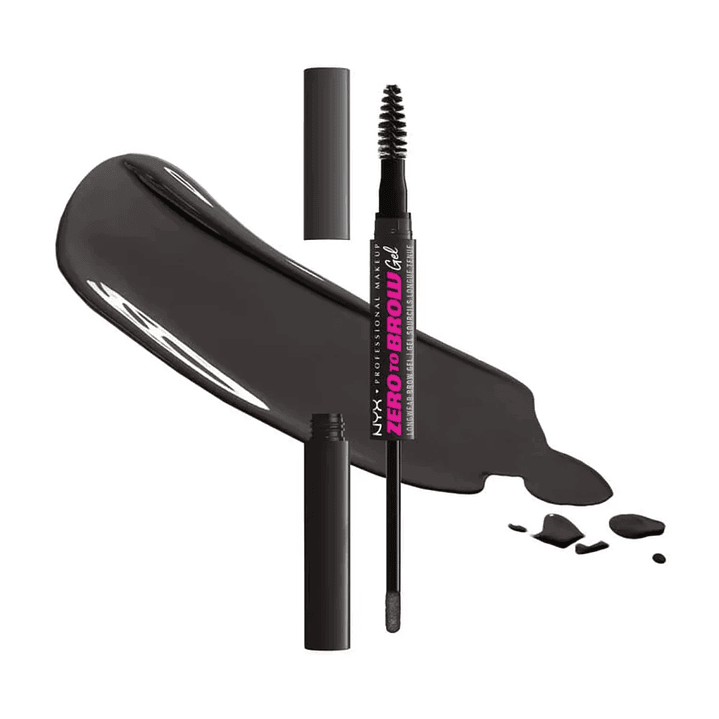 Delineador de cejas zero to brow longwear gel - NYX 1