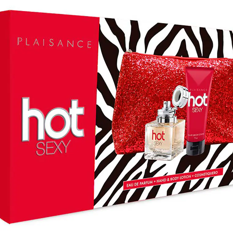 Plaisance HOT SEXY eau de parfum 80 ml + crema de cuerpo 75gr + cosmetiquero - PETRIZZIO 1
