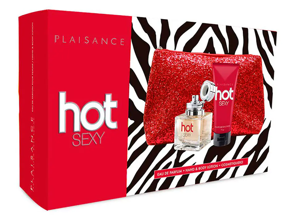 Plaisance HOT SEXY eau de parfum 80 ml + crema de cuerpo 75gr + cosmetiquero - PETRIZZIO 1