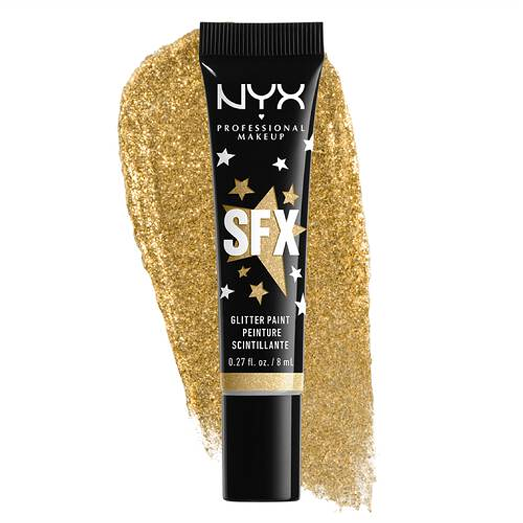  Sombra Glitter Iluminador SFX paints Broomstick Baddie - NYX 1