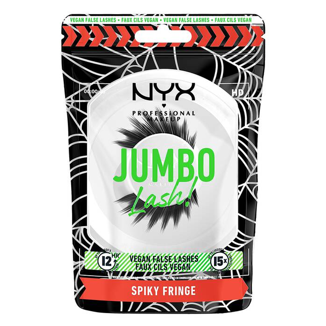 Pestañas Postizas Halloween Spiky Fringe Jumbo Lash - NYX 1