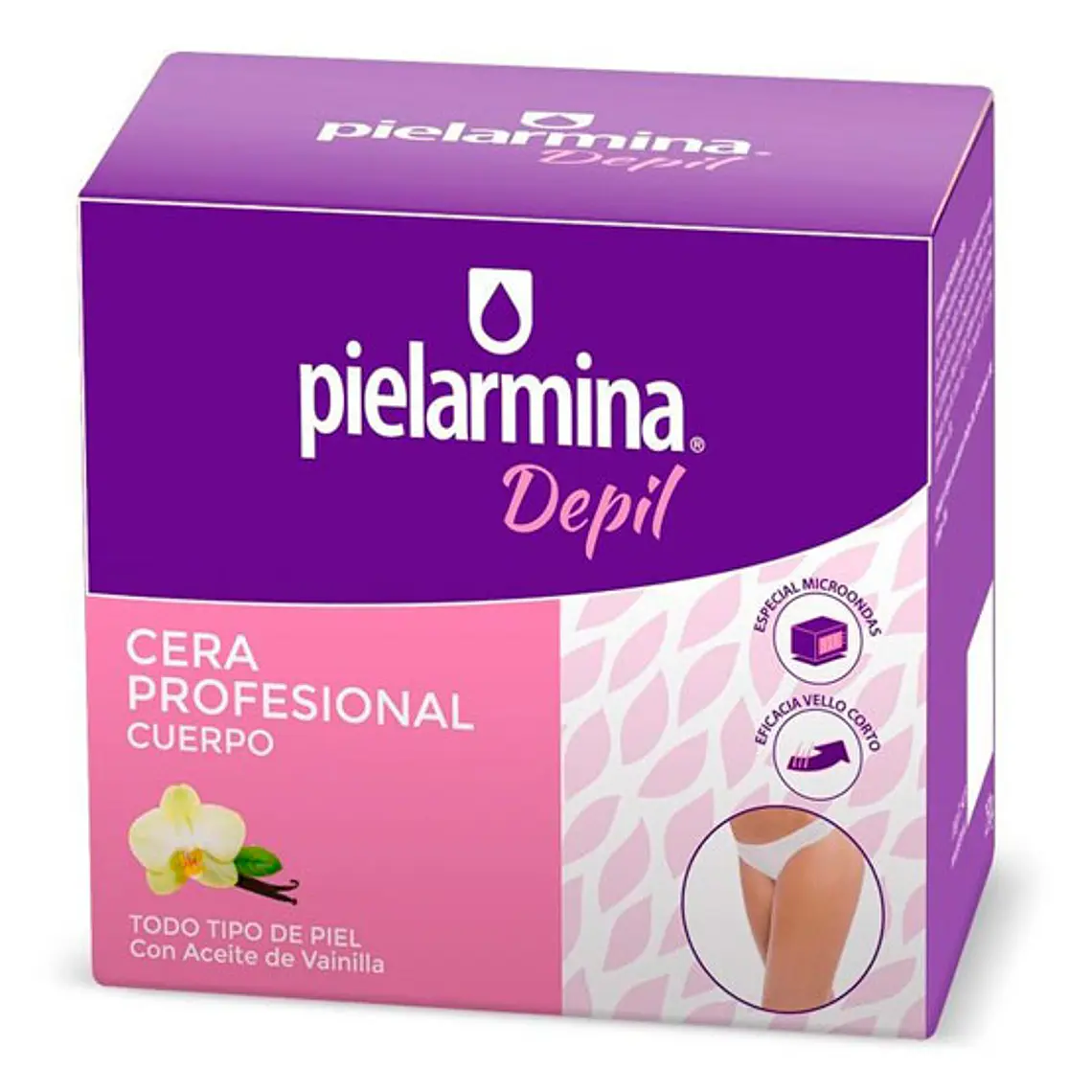 Cera depilatoria cuerpo Pielarmina para microondas 250g - PETRIZZIO 1
