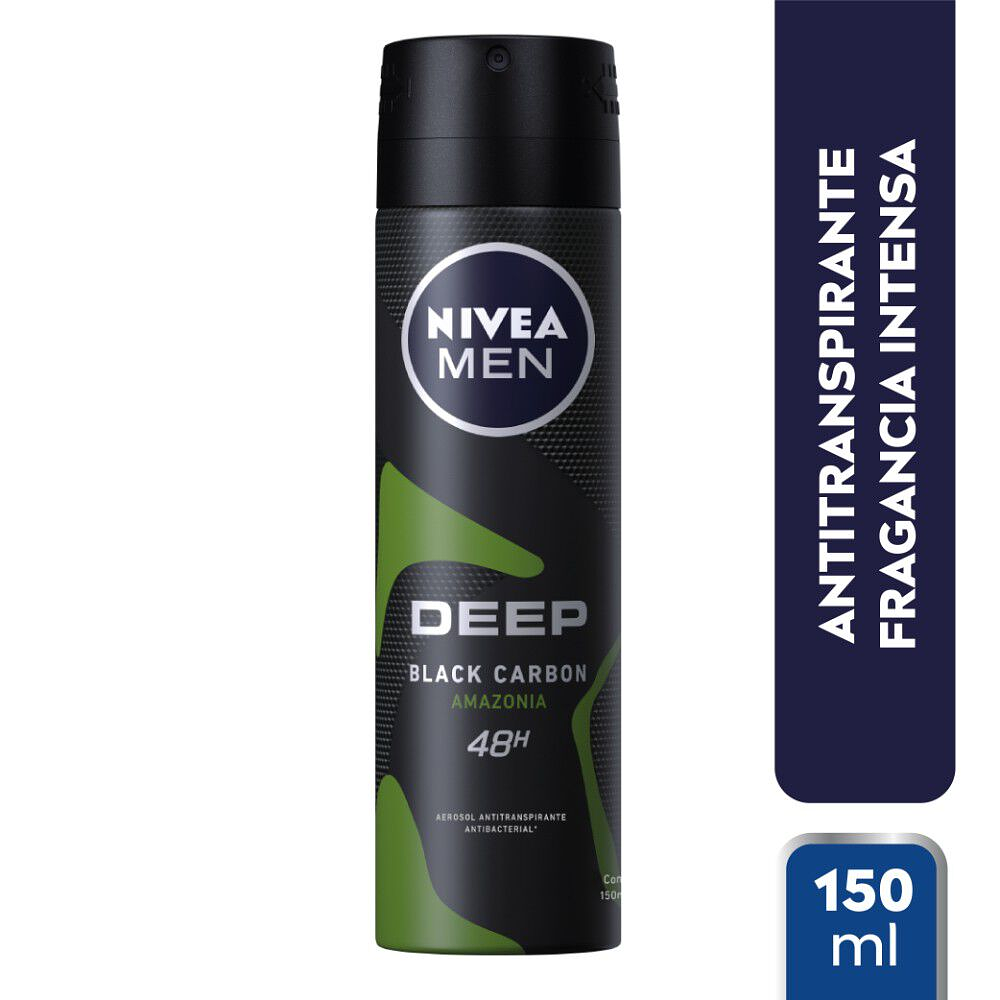 Desodorante en aerosol para hombre  Deep Amazonía 150ml - NIVEA