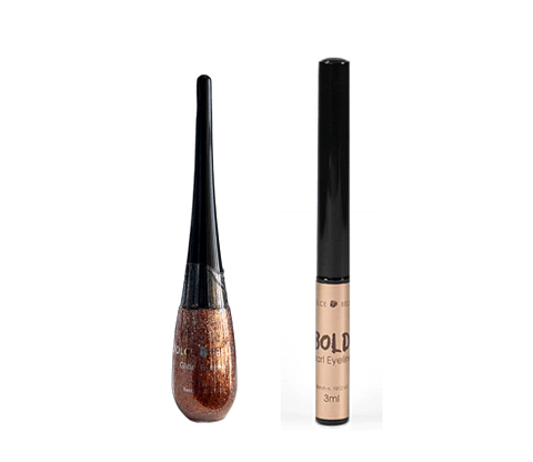 Duo Delineador Perlado Beige y Escarchado Pink - DOLCE BELLA