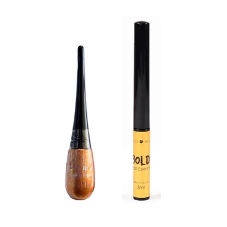 Duo Delineador Perlado Dorado y Escarchado Cooper Gold - DOLCE BELLA 1