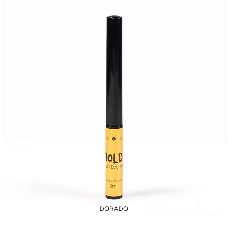 Duo Delineador Perlado Dorado y Escarchado Cooper Gold - DOLCE BELLA 3