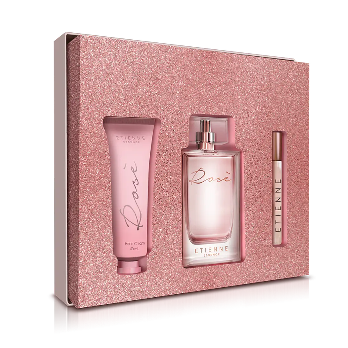 Essence  ROSÉ 100ml edp + ROSÉ 10ml edp+ hand cream 50ml - ETIENNE 1