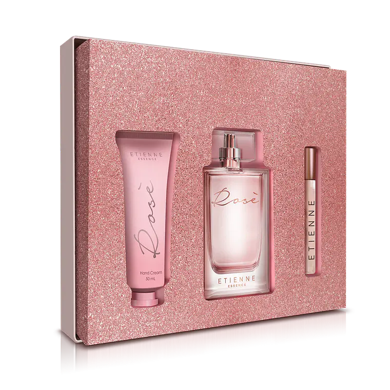 Essence  ROSÉ 100ml edp + ROSÉ 10ml edp+ hand cream 50ml - ETIENNE 1