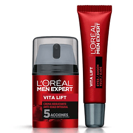 Pack Vitalift Men Expert - Crema hidratante + roll on ojos - LOREAL