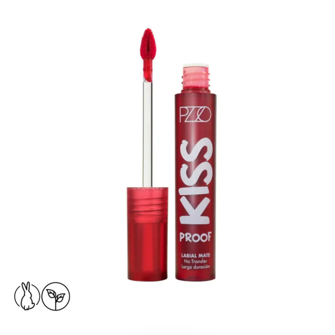 Labial Liquido Kiss Proof Intransferible Italian Red 1