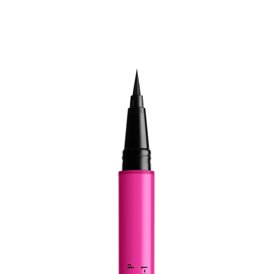 Delineador De Ojos Adhesivo Para Pestañas 2 En 1 24 Hrs A Prueba De Agua Black - NYX 5