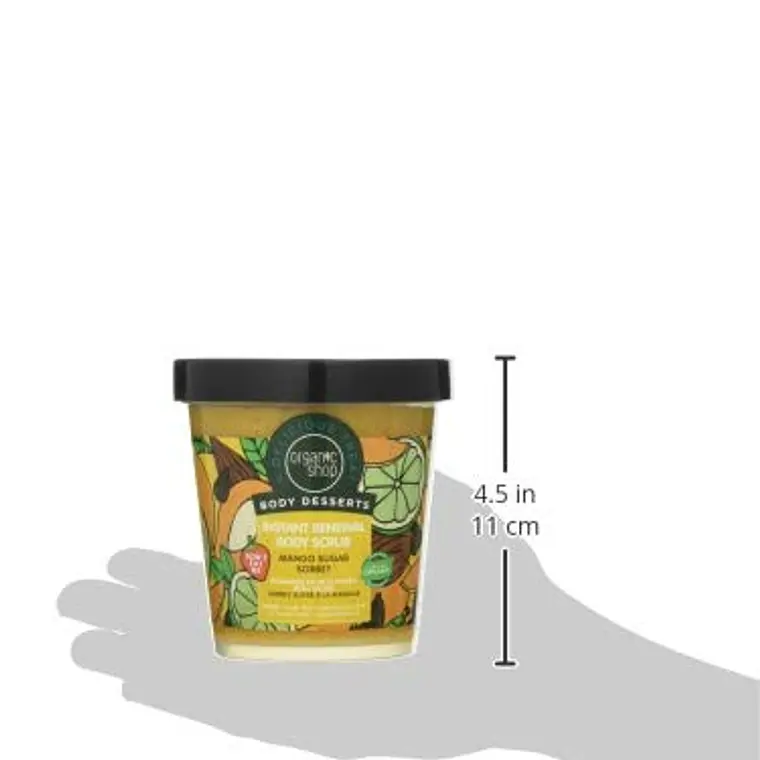 Organic Shop Corporales Mango Azúcar Sorbete Exfoliante Corporal 450 ml 5