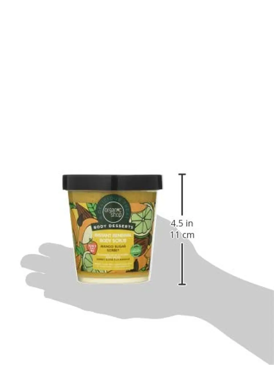 Organic Shop Corporales Mango Azúcar Sorbete Exfoliante Corporal 450 ml 5